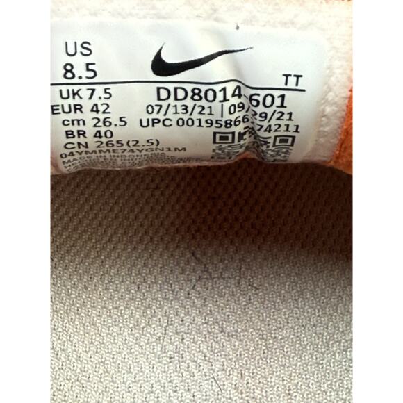 Nike Mens Waffle One SE DD8014-601 Red Running Shoes Sneakers Size 8.5 - Picture 10 of 10